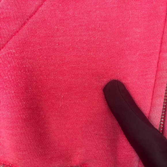 Roxy Zip Up Hoodie Medium Cotton Blend Waffle Knit Sweatshirt Pockets Casual Y2K - Picture 10 of 16